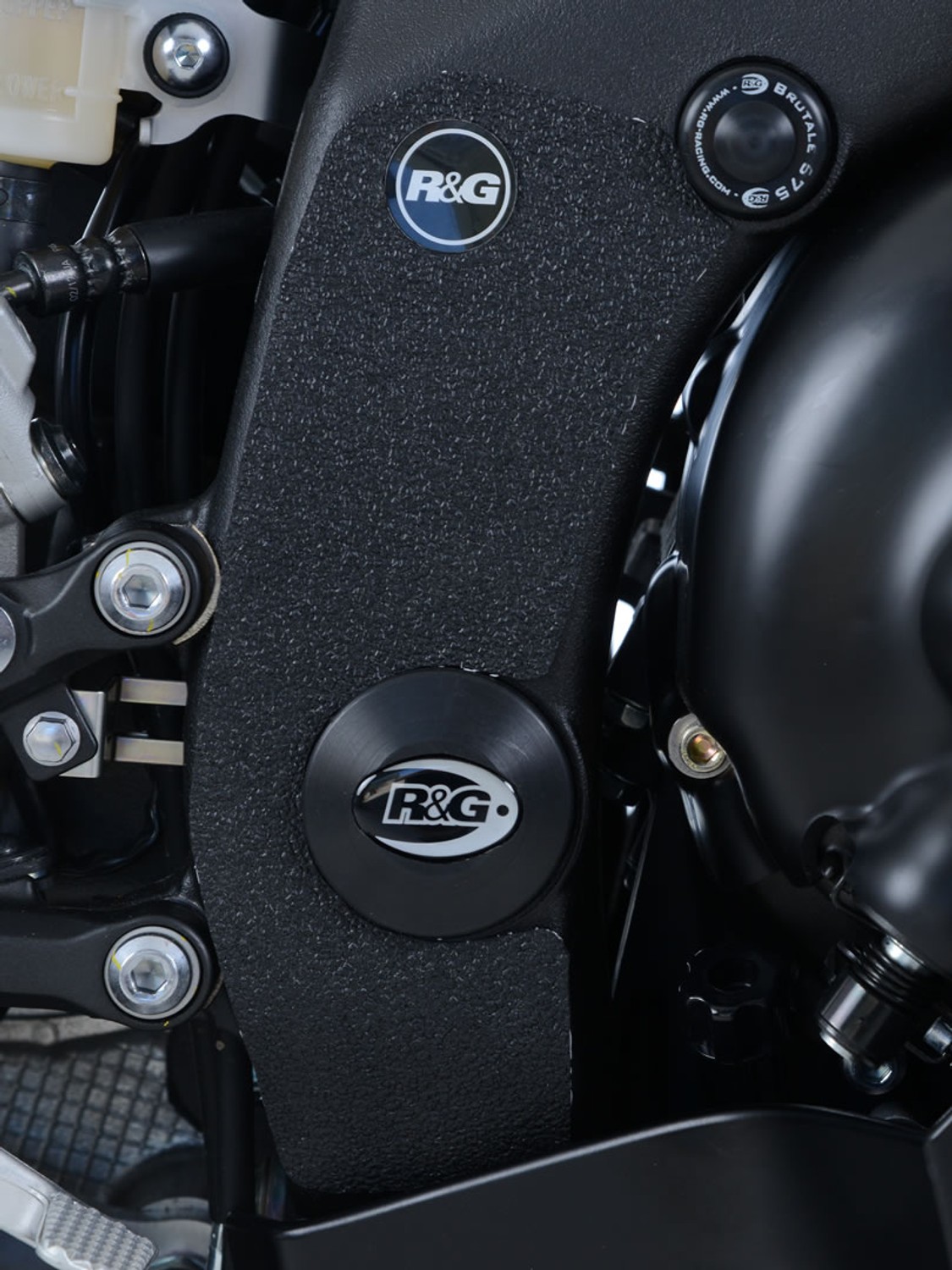 R&G Racing Boot Guard 3-Piece (1 each side of frame, 1 on left side of swingarm) for Yamaha YZF-R6 '17-'22 R&G Racing Boot Guard 3-Piece (1 each side of frame, 1 on left side of swingarm) for Yamaha YZF-R6 '17-'22